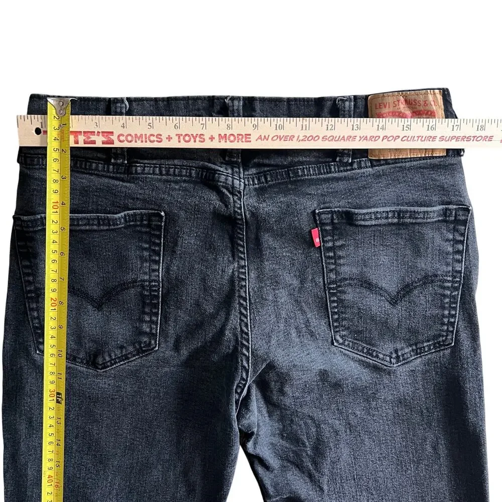 Levi’s 511 Slim Fit Jeans Black Denim Stretch Men’s 31x30 - Picture 4 of 12